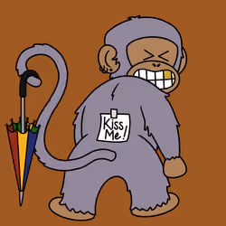 Kiss Me Monkey #5754