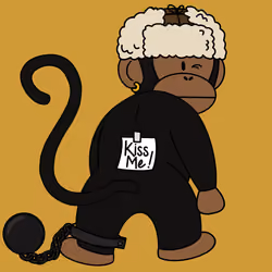 Kiss Me Monkey #9734