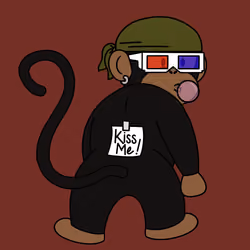 Kiss Me Monkey #728