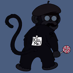 Kiss Me Monkey #6225