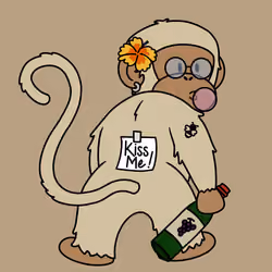 Kiss Me Monkey #7266
