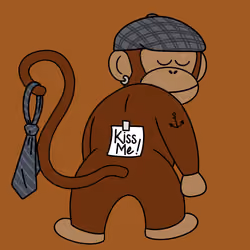 Kiss Me Monkey #4272