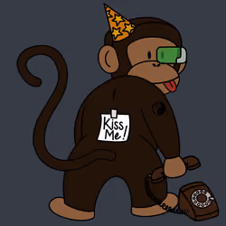 Kiss Me Monkey #1175