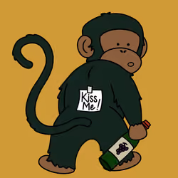 Kiss Me Monkey #5995