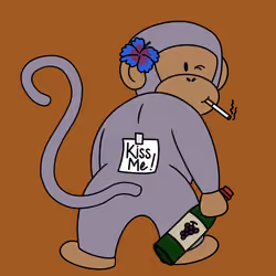 Kiss Me Monkey #4275
