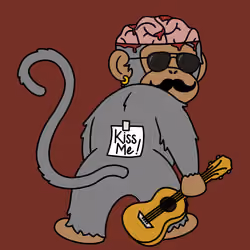 Kiss Me Monkey #7167
