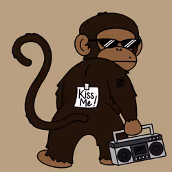 Kiss Me Monkey #4855