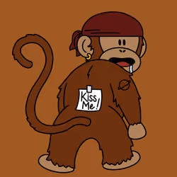 Kiss Me Monkey #1367