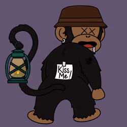 Kiss Me Monkey #3220