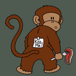 Kiss Me Monkey #3322
