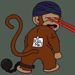 Kiss Me Monkey #1478