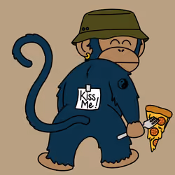 Kiss Me Monkey #8784
