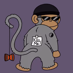 Kiss Me Monkey #7179