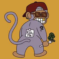Kiss Me Monkey #6160