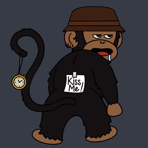 Kiss Me Monkey #6637