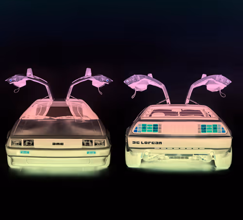 DeLorean Gullwing Open