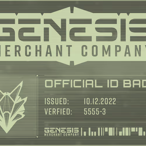 Genesis Merchant Company Employee Badge