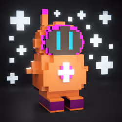 3D Moonie Punk #132