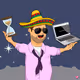 854