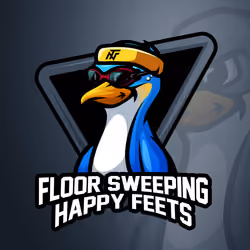 Floor Sweeping Happy Feets
