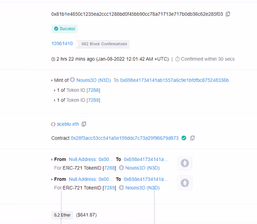 Unidentified contract - fMuzYfyxsz