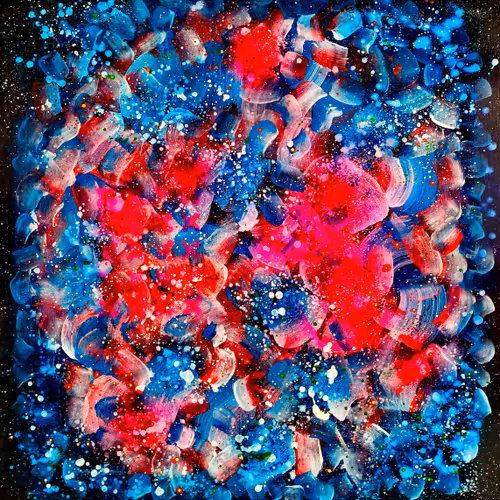 ORBIT#204 Digital Kaleidoscope 9 Nebula Crystal