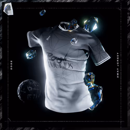#79/100 Platinum jersey - Rough Diamonds