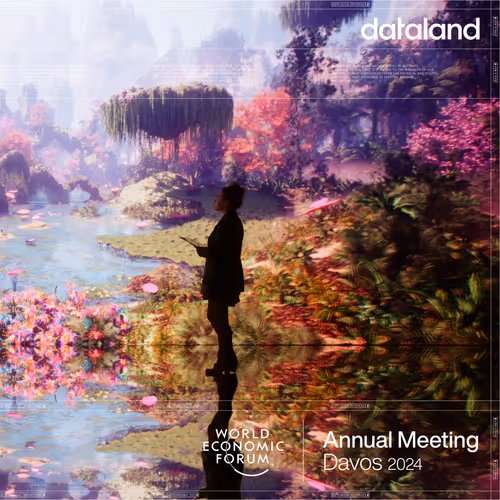 DATALAND: Rainforest – WEF 2024 Memento by Refik Anadol