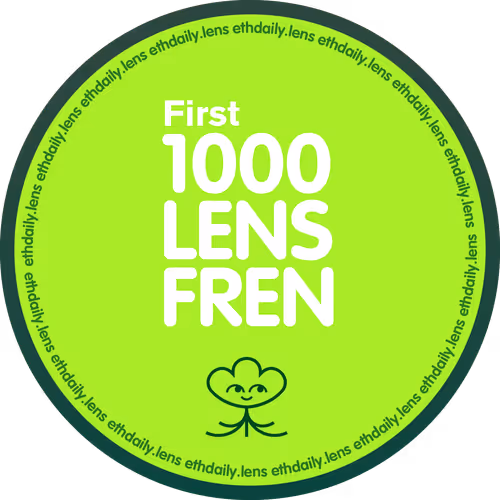 ETH Daily First 1000 Lens Follower 537/1000