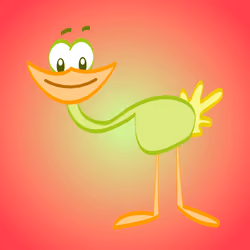WebCartoons - Happy bird
