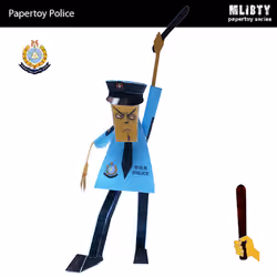 Editional
Papertoy force unit. MLIBTY papertoy series‬