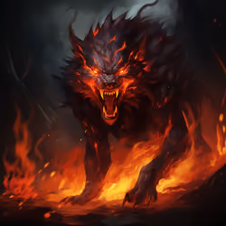 Ashpelt Inferno Wolf