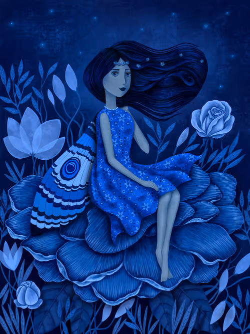 Blue Moth