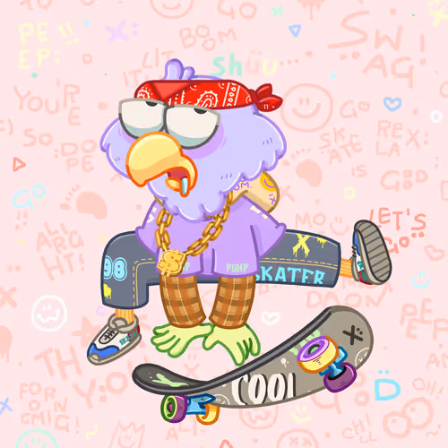 Skater Birds Skatepark