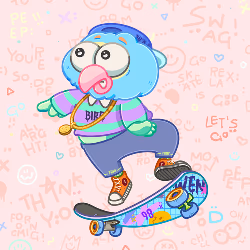 Skater Birds Skatepark