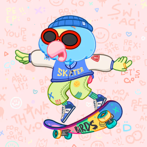 Skater Birds Skatepark