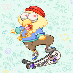 SkaterBirds #1042