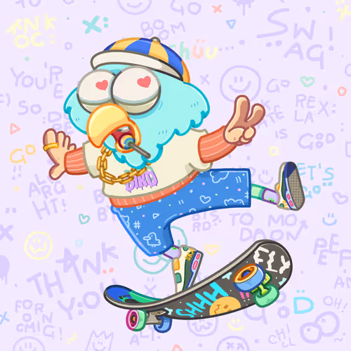 Skater Birds Skatepark