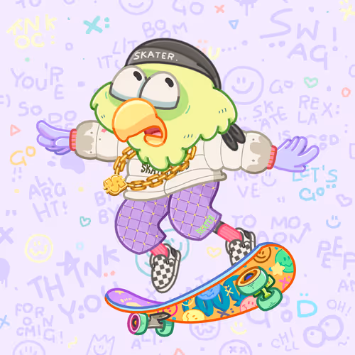 Skater Birds Skatepark