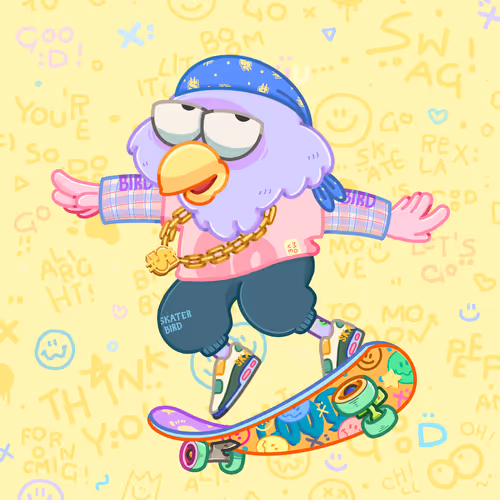 Skater Birds Skatepark