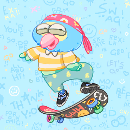Skater Birds Skatepark