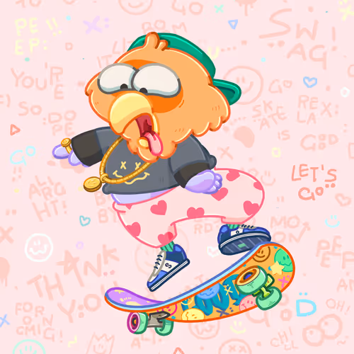 Skater Birds Skatepark
