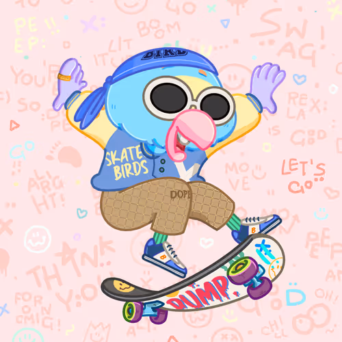 SkaterBirds #1367