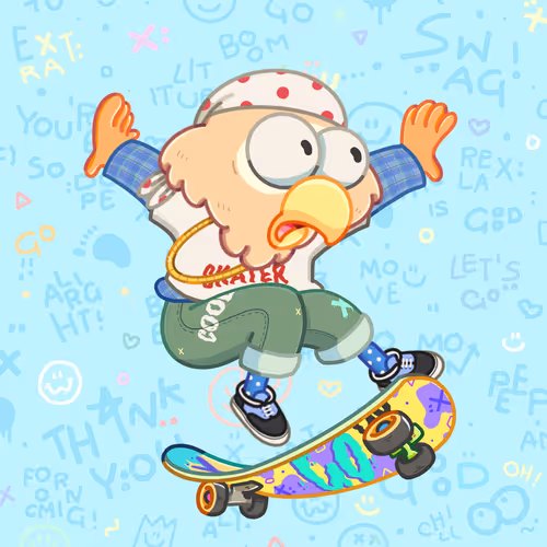 Skater Birds Skatepark
