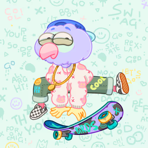Skater Birds Skatepark