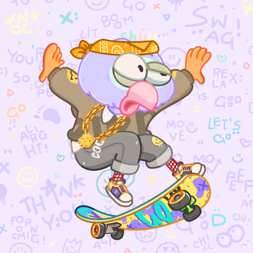 Skater Birds Skatepark
