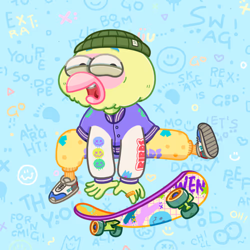 Skater Birds Skatepark
