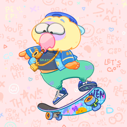 Skater Birds Skatepark