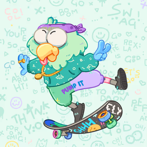Skater Birds Skatepark