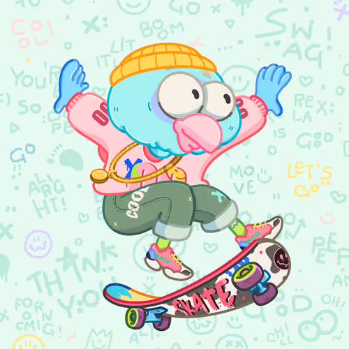Skater Birds Skatepark